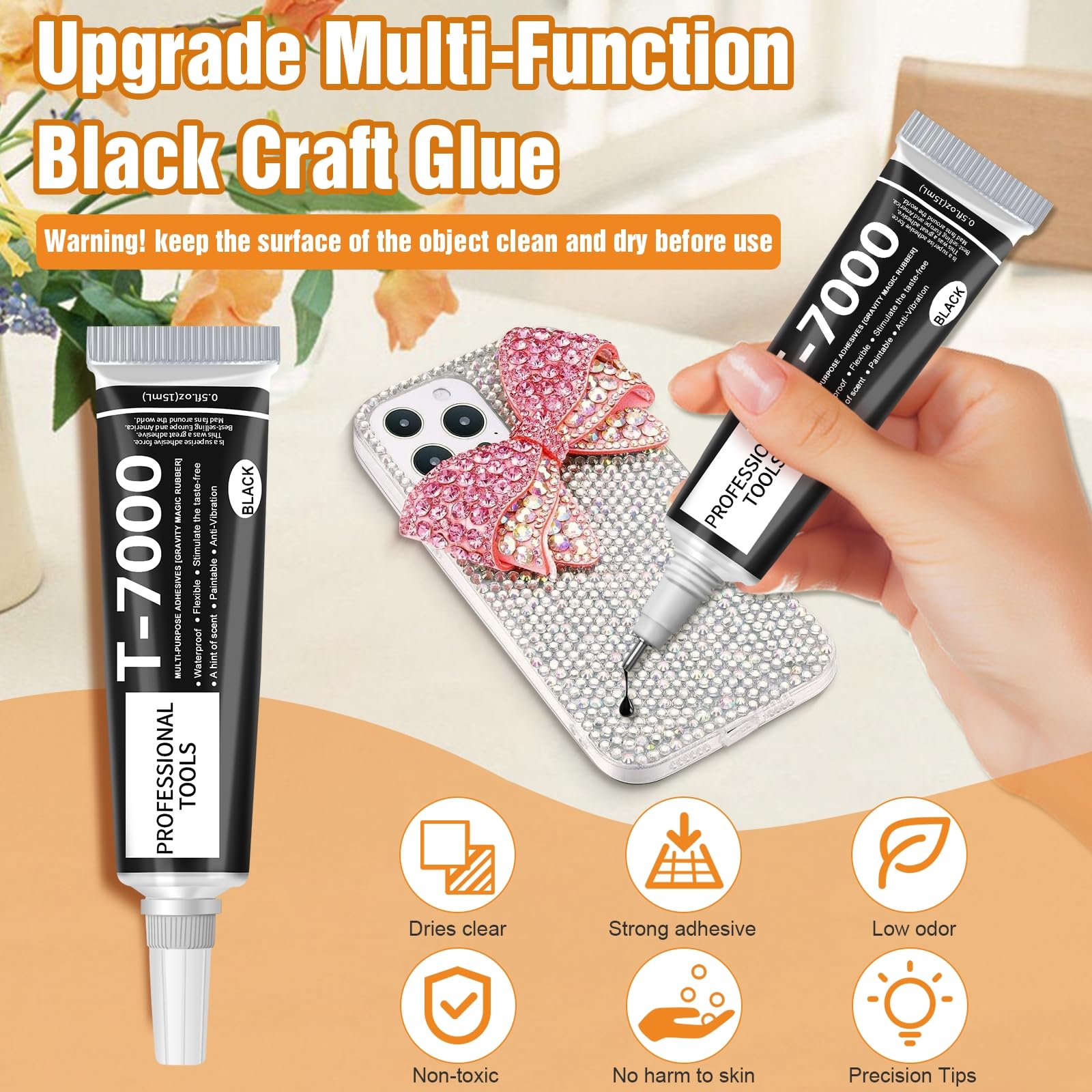 T7000 Black Glue Repair Mobile - Contact Cement Glue recension och pris