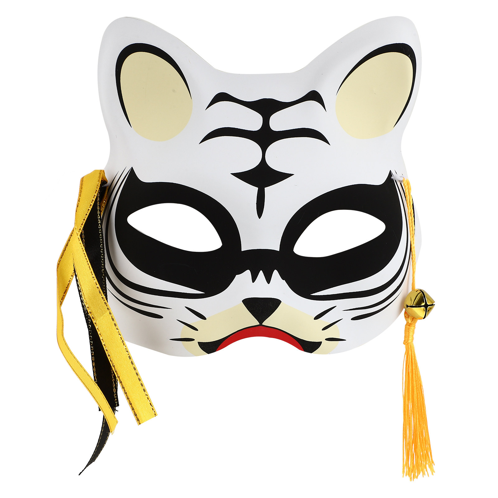 Half Face Tiger Mask Unisex Lu - Easy Cosplay Prop recension och pris