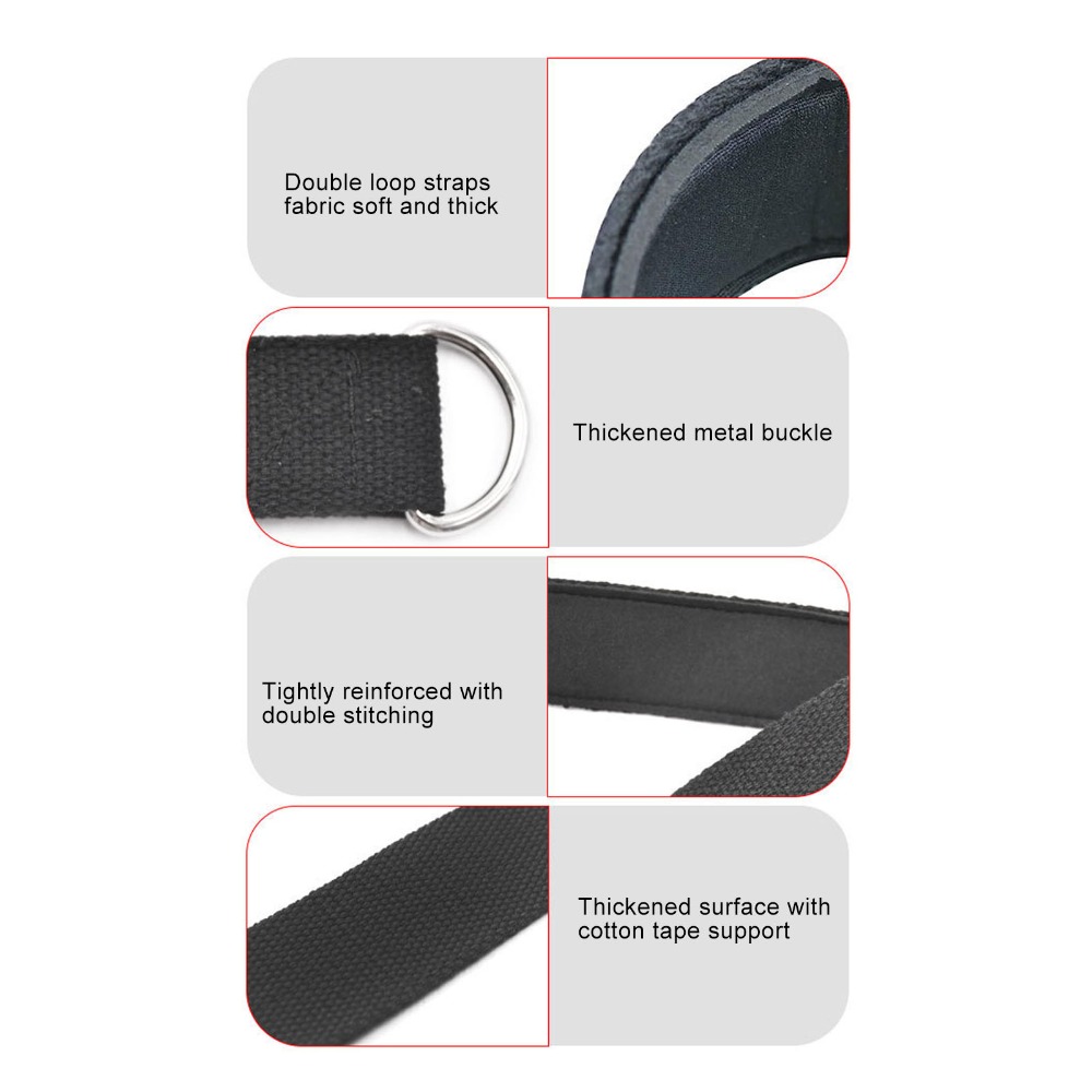 2PCS Practical Anti Slip Pilat - D Ring Strap recension och pris