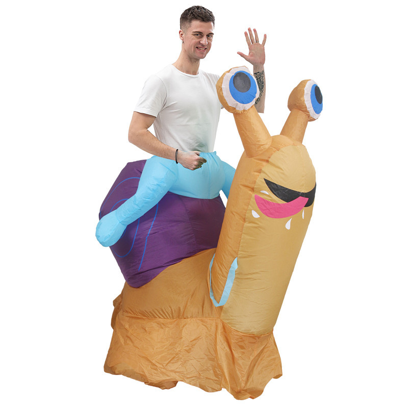Riding Snail Inflatable Costum - Cosplay Prop recension och pris