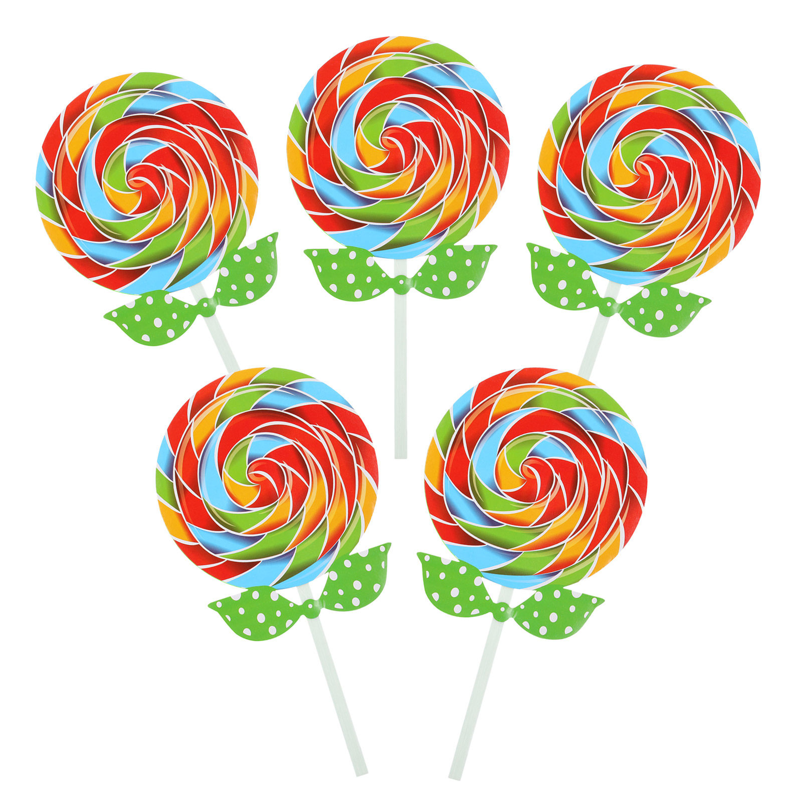 5Pcs Vibrant Multicolored Gian - Easy Cosplay Prop recension och pris