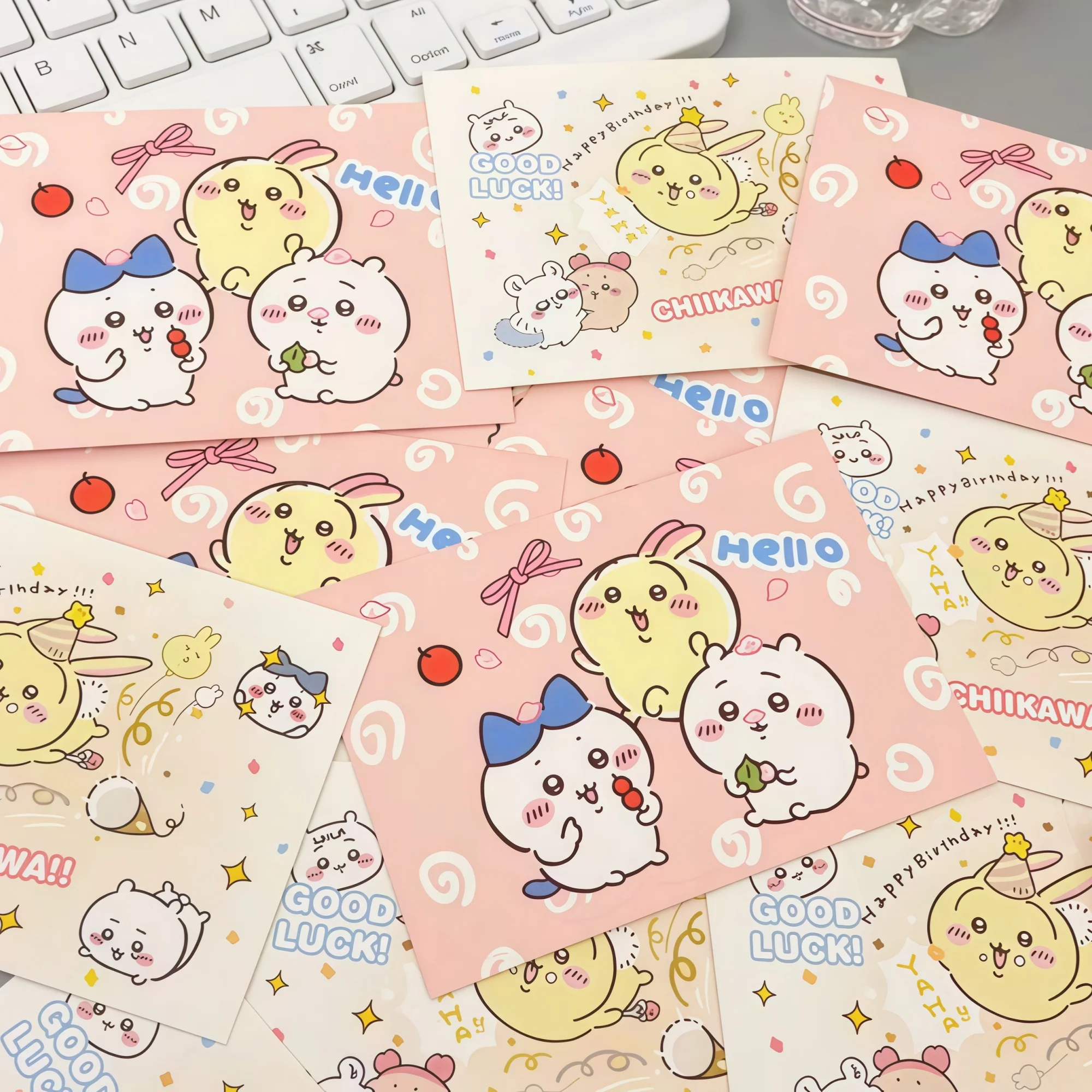 20Pcs/Set Chiikawa Greeting Ca - Cosplay Fire Prop recension och pris
